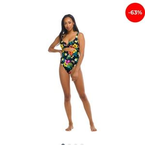 Body glove tropical island, one piece suit